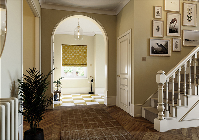 Narvik, Ochre - Roman Blind - Image 7